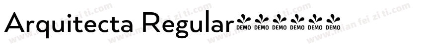 Arquitecta Regular字体转换